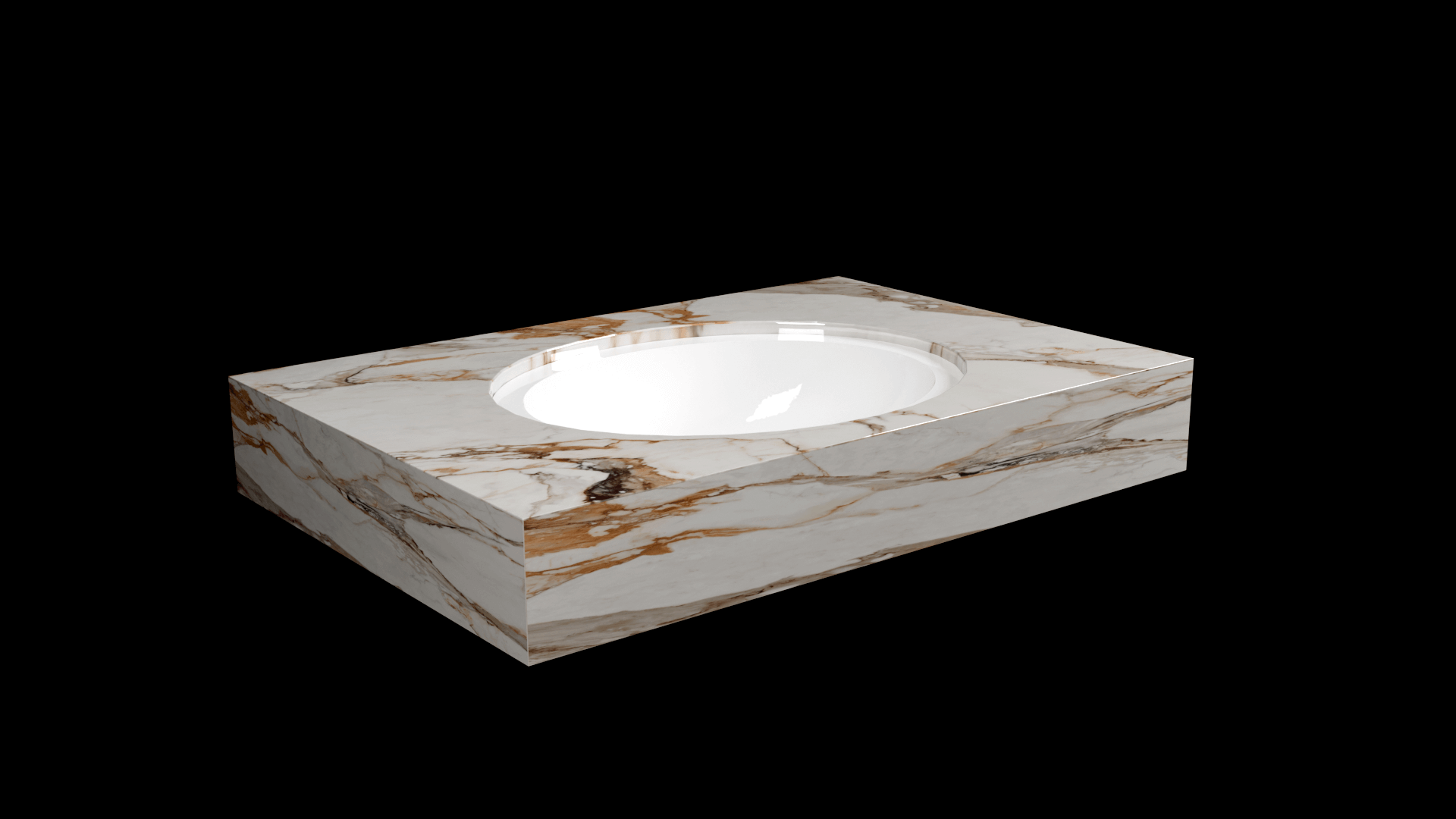 DesignFlow - Mediterrán Kerámia - Egyedi, kézzel készített mosdópult - 800x550x120 - Ovális mosdó - Macchia Vecchia